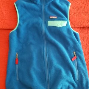Patagonia mens blue snap t vest